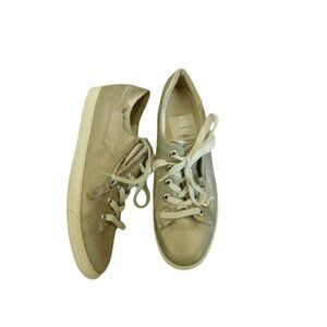 Paul Green Size 8 (5.5 Euro) Leather Lace Up Flats Shoes